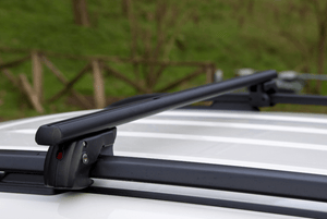 Kit of 2 Menabo "Sherman" roof bars on original bars - Toyota Land Cruiser 100