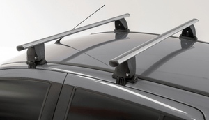 Kit 2 Menabo oval roof bars - Volkswagen Transporter T5/T6 Grey