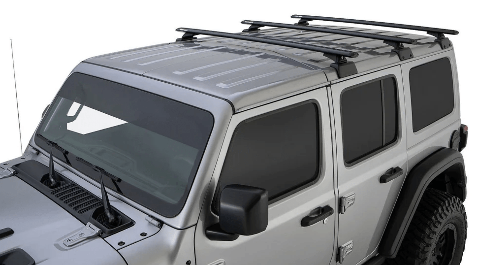 Kit 3 reinforced roof bars Rhinorack - Backbone Jeep Wrangler JL