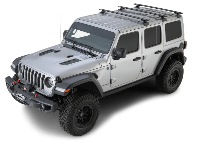 Kit 3 reinforced roof bars Rhinorack - Backbone Jeep Wrangler JL