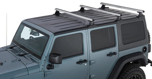 Roof rack kit RHINORACK - Jeep Wrangler JK - backbone system