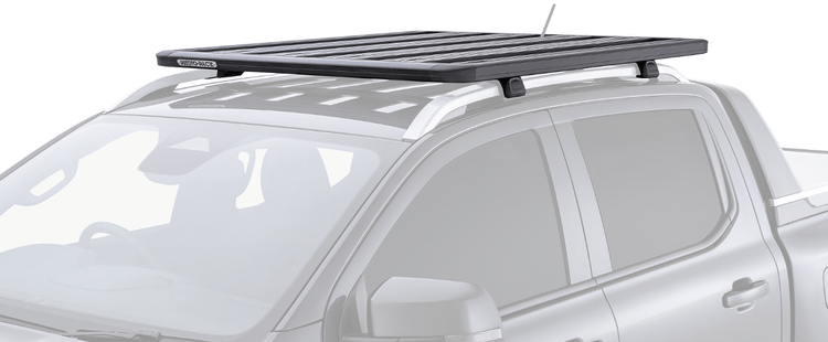 Roof rack kit Rhinorack on original bars - Ford Ranger Double Cab 2023+