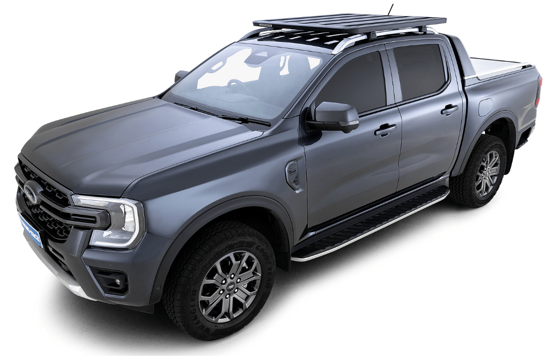 Roof rack kit Rhinorack on original bars - Ford Ranger Double Cab 2023+