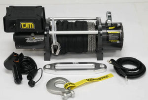 N4 Offroad turntable + winch kit (your choice) - Toyota Land Cruiser 200 Winch TJM Prime-S Winch - 4.3T - synthetic rope