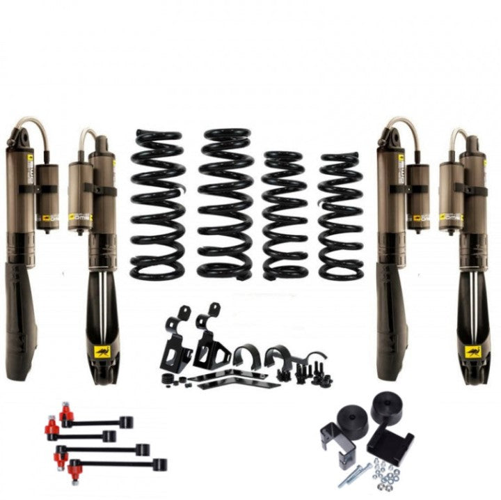 BP51 grey suspension kit with black springs
