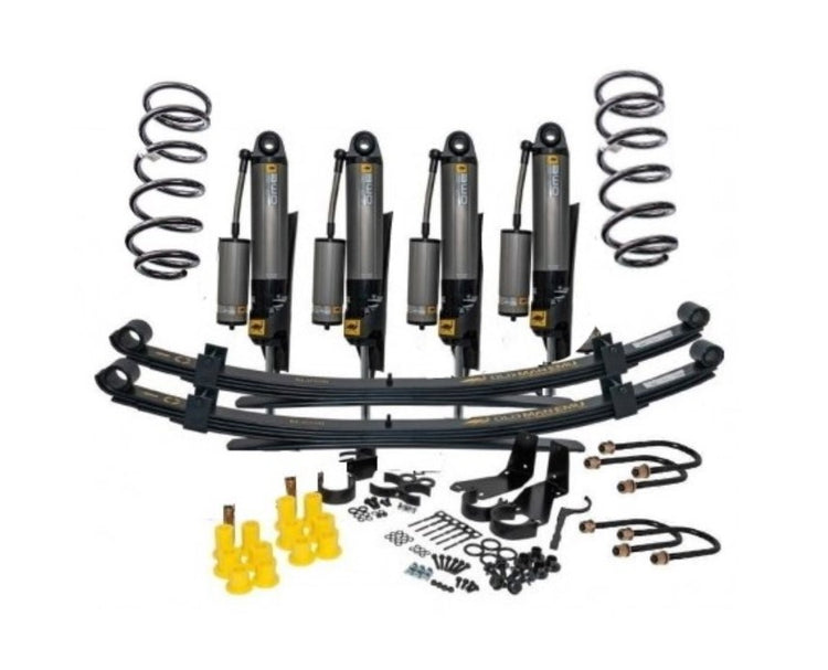 grey and black OME suspension kit with all components