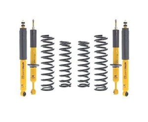 OME yellow and black reinforced suspension kit for Jeep Grand Cherokee