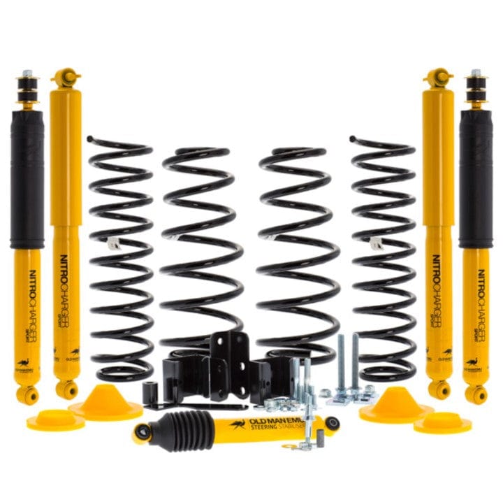 OME Suspension Kit - Mitsubishi Pajero 2000-2006 Long (LWB) V6 Petrol / 0kg - without equipment / 100kg