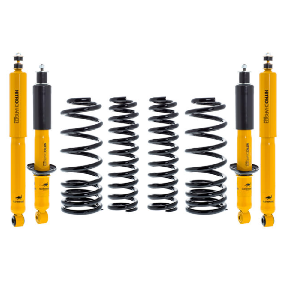 old man emu suspension kit composed of 4 shocks and 4 springs