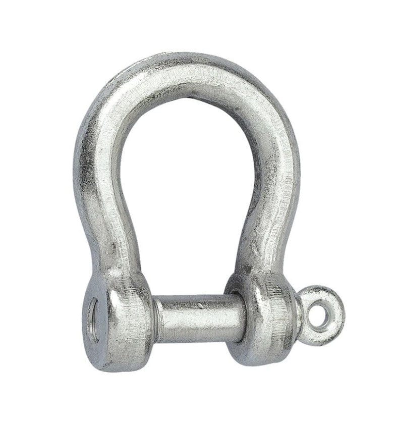 Galvanized winch shackle - Resistance from 800 to 4750kg Diameter 16 - Resistance 800 kg