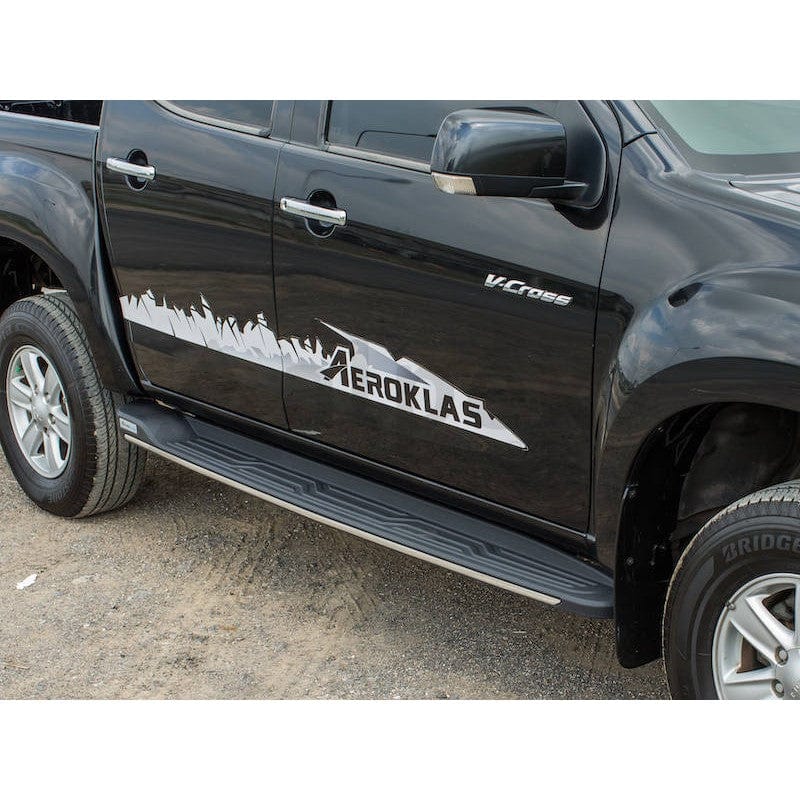 Aeroklas wide running boards for Toyota Hilux Revo 2015+ double cab