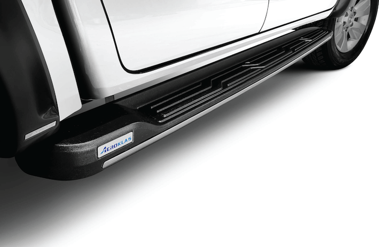 Aeroklas wide running boards for Toyota Hilux Revo 2015+ double cab