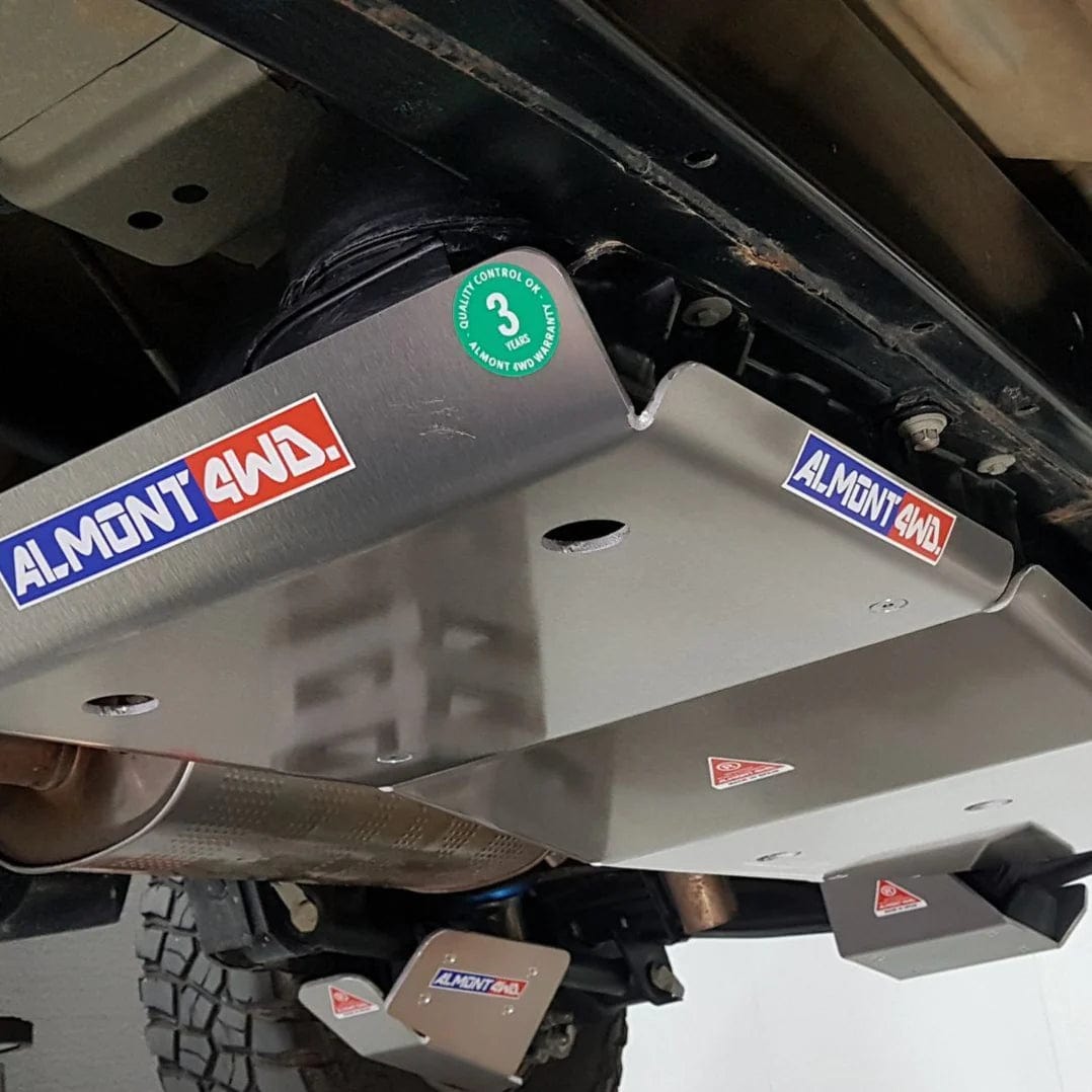 Almont4WD underbody protection package for Ford Ranger 2022+.