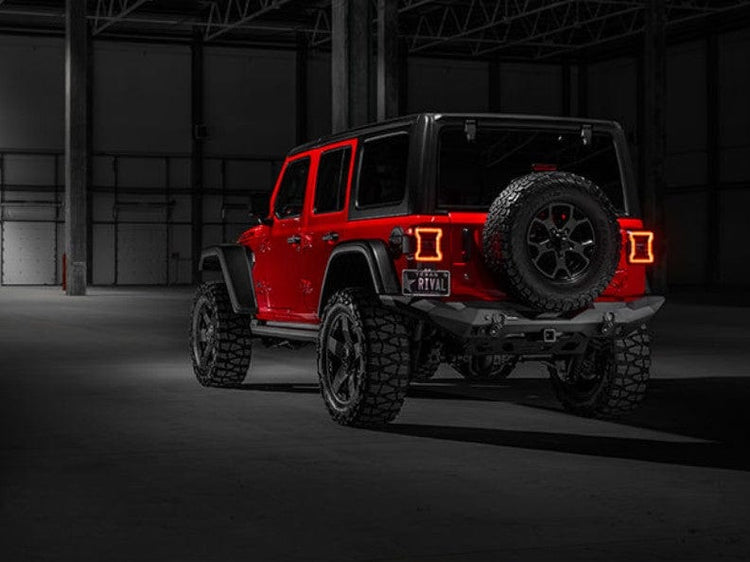 Aluminum rear bumper - Rival 4x4 - Jeep Wrangler JL