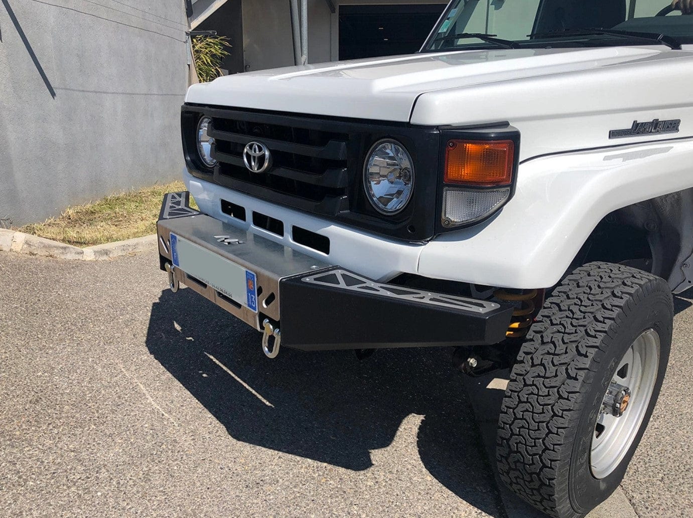 Front bumper N4 Offroad steel - Toyota Land Cruiser 76/78/79 Bumper without winch plate - 76/78 before 2007