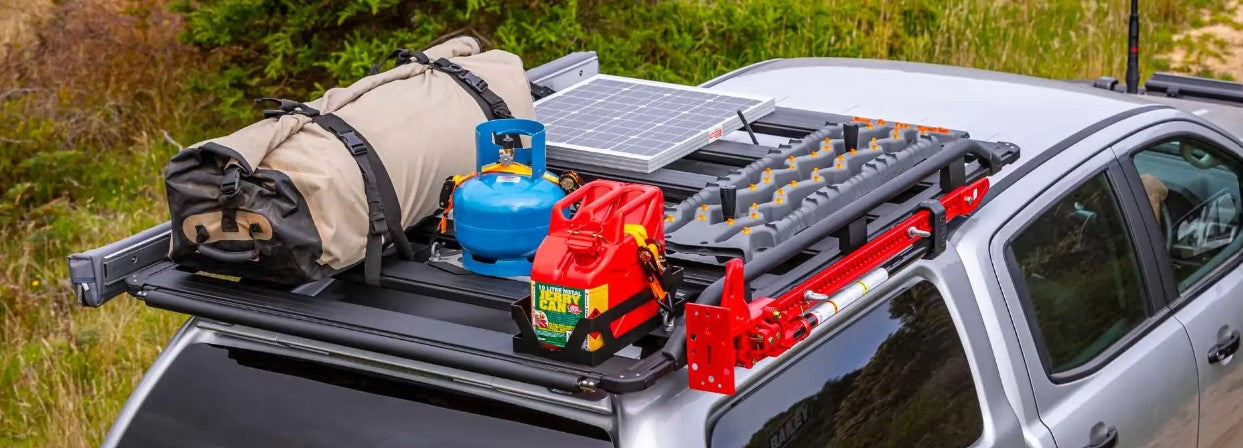 pick-up roof with roof rack and accessories