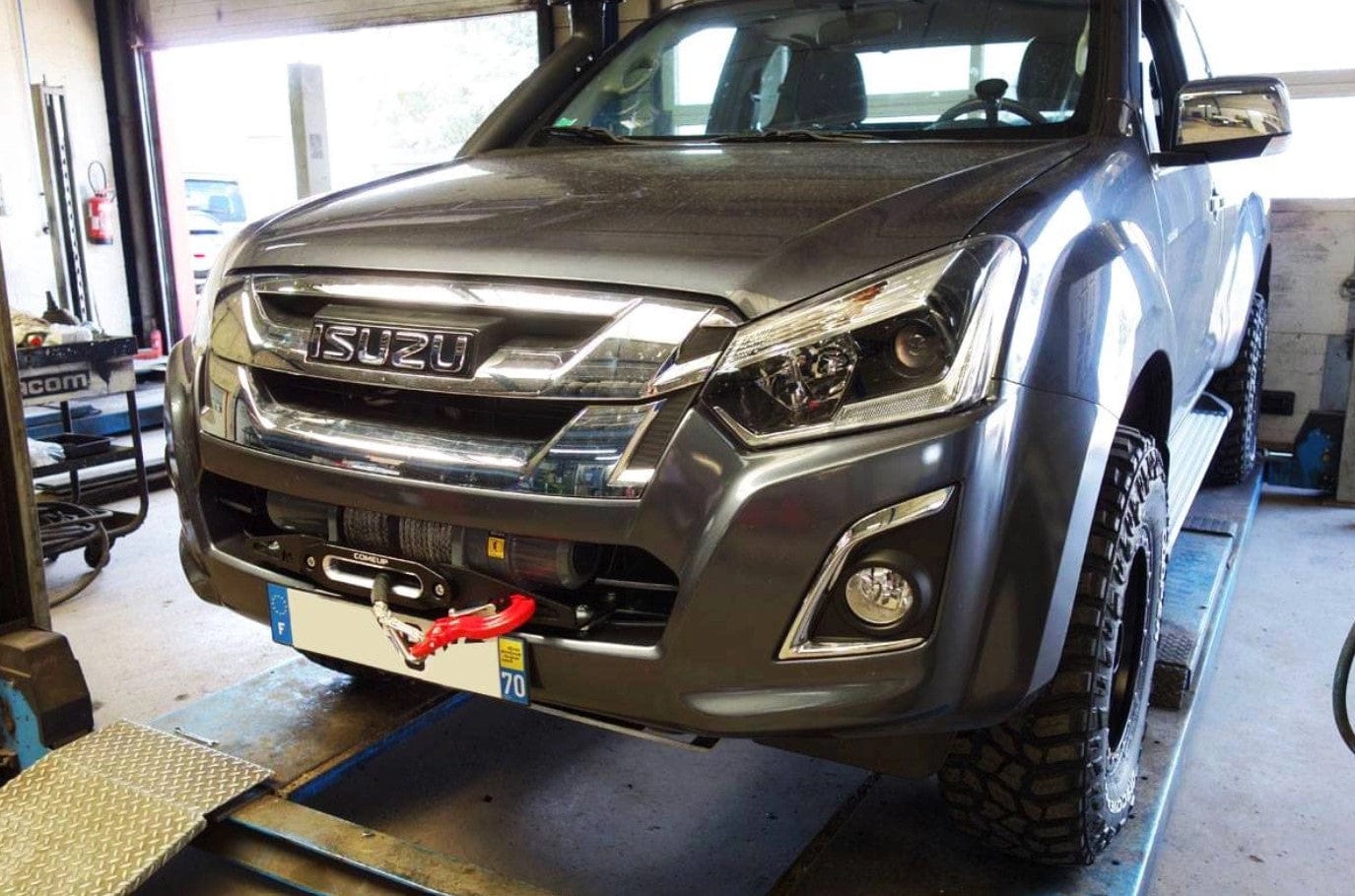 Winch plate N4 Offroad - Isuzu Dmax 2012 - 2020