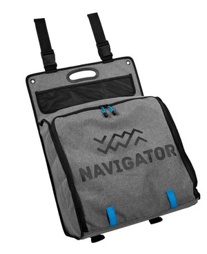 Outdoor storage bag navigator