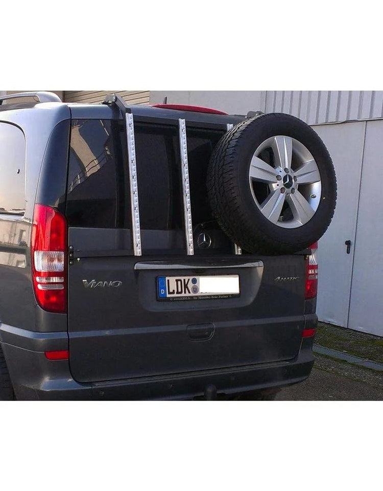 Modular luggage rack on tailgate for Mercedes Vito and Viano by TERRANGER