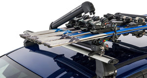 Ski rack Rhinorack with roof rack mounting