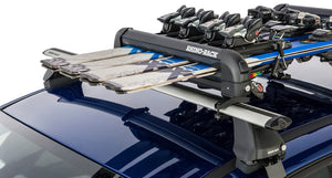 Ski rack Rhinorack with roof rack mounting