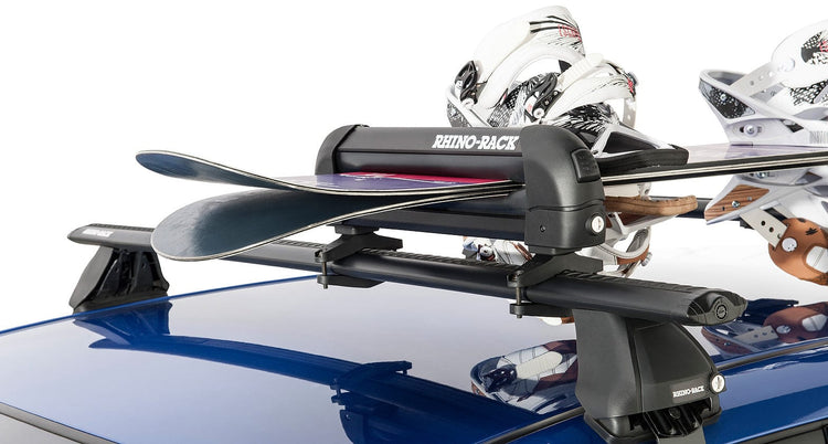 Ski rack Rhinorack with roof rack mounting