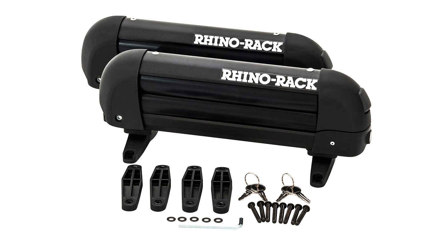 Ski rack Rhinorack with roof rack attachment Small (2x pairs of skis or 1x Snowboard)