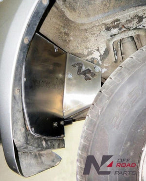 N4 air-conditioning cylinder cover - Aluminium 5mm - Mitsubishi Pajero 2000+ Long (LWB)