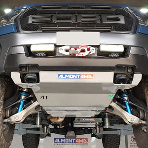 Almont4wd Engine Guard - Aluminum - Ford Raptor 2019-22 Bi-Turbo Duralumin AW5083H111 / 8 mm