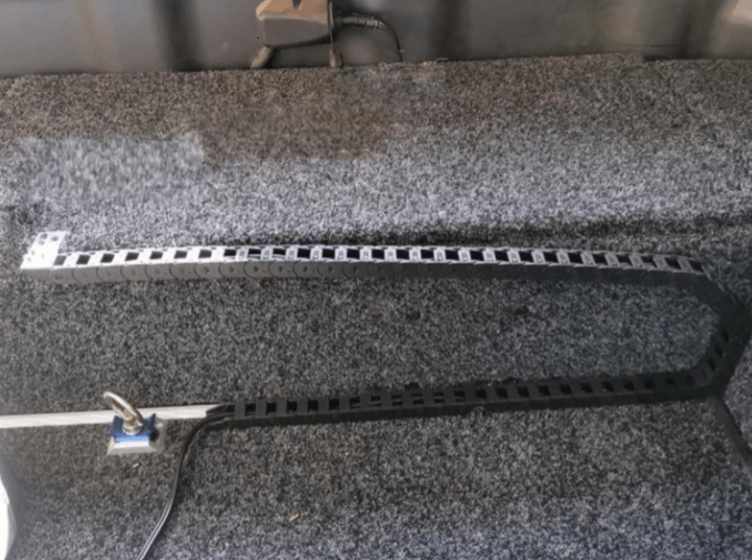 ARB guide rail for refrigerator cable