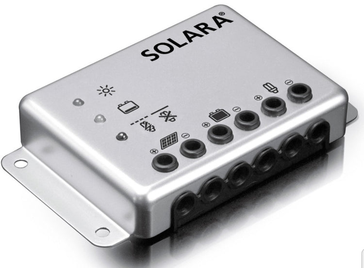 solara charge controller with different symbols on it