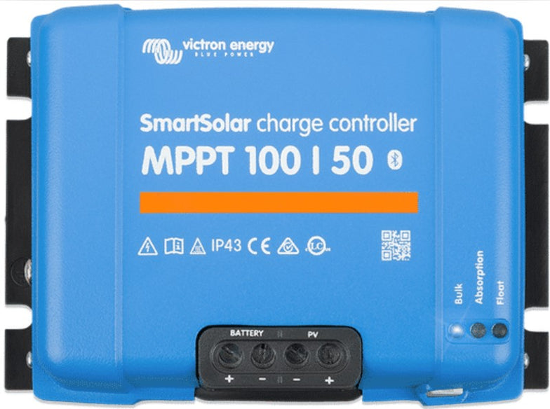 victron énergy smartsolar charge controller on white background