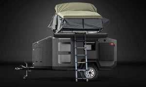 IRONYAK IY-1 off-road trailer - Number 1 in Europe IY-1 Off-Road ST - with soft top tent / Awning 2.0 (2m)