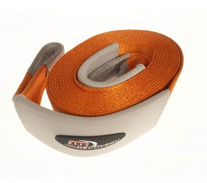 Orange ARB branded wrap around pull strap on white background