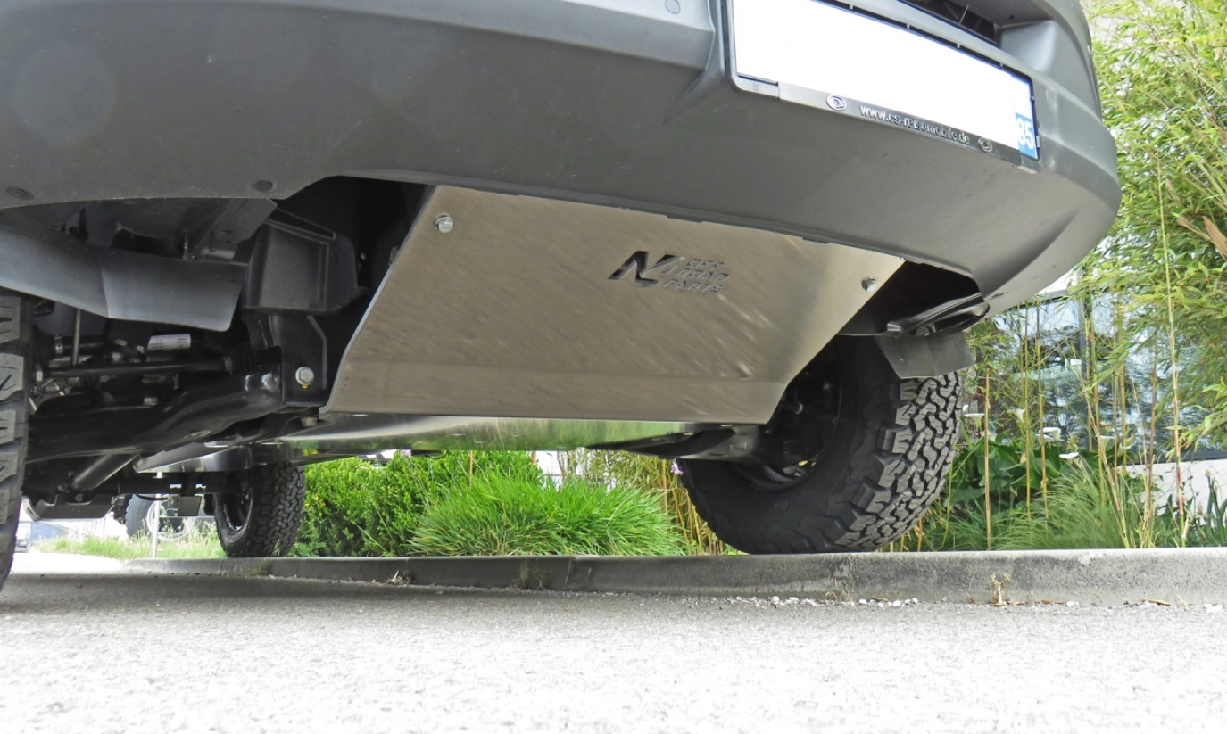 view of a front guard on a N4 offroad an alu van