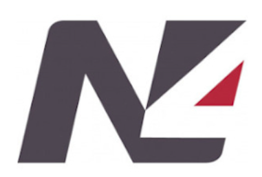 logo of the french manufacturer N4 offroad grey red white
