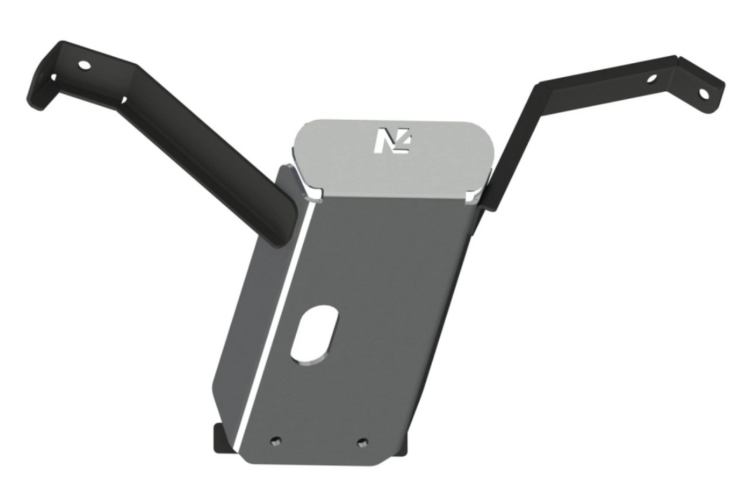 aluminum cover with two large N4 offroad mounting brackets