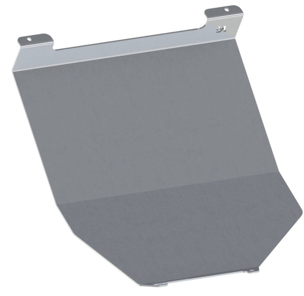 aluminium cover plate on white background