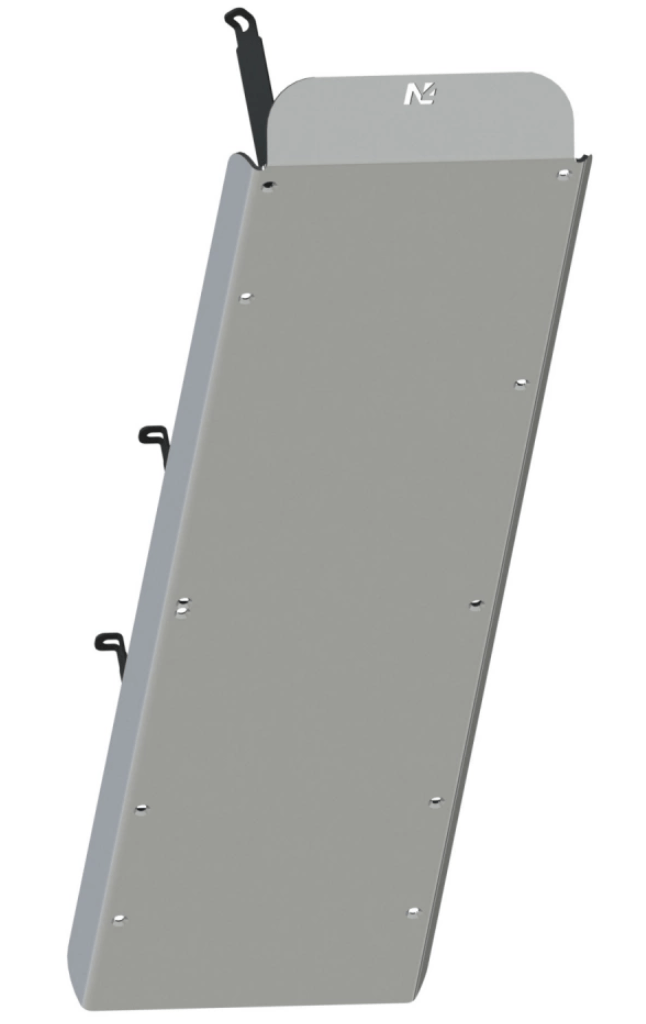 Ski protection / Fuel tank shield N4 - Aluminum 6mm - Mercedes Sprinter 2006