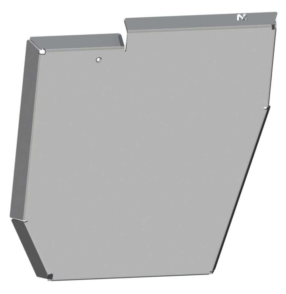 Protective ski / Fuel tank shield N4 - Aluminium 6mm - Fiat Ducato 2015+ BVA