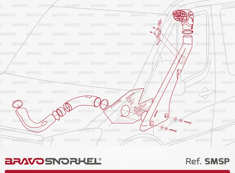 Snorkel Bravo 4x4 - Mercedes Sprinter 2006-2018