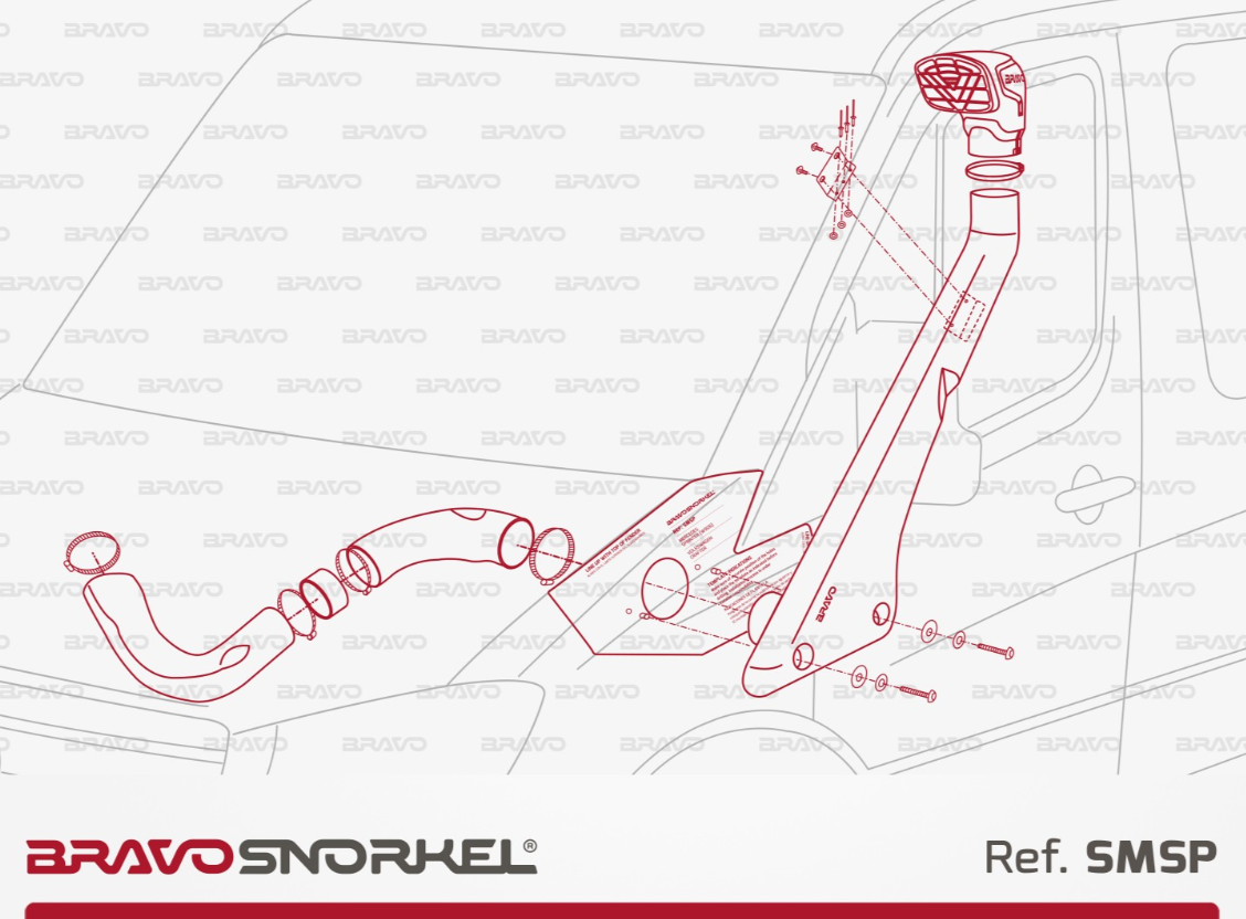 assembly plan of a snorkel reference SMSP