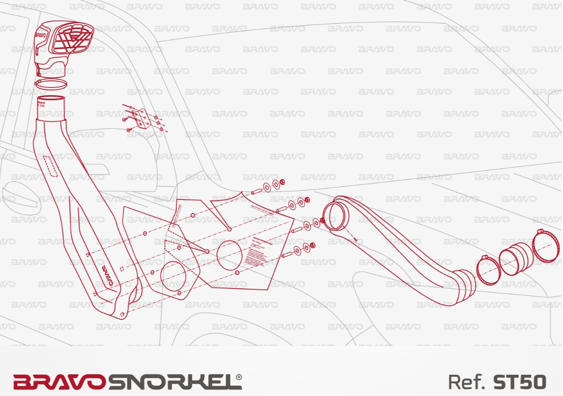 Snorkel Bravo 4x4 Toyota Land Cruiser 150