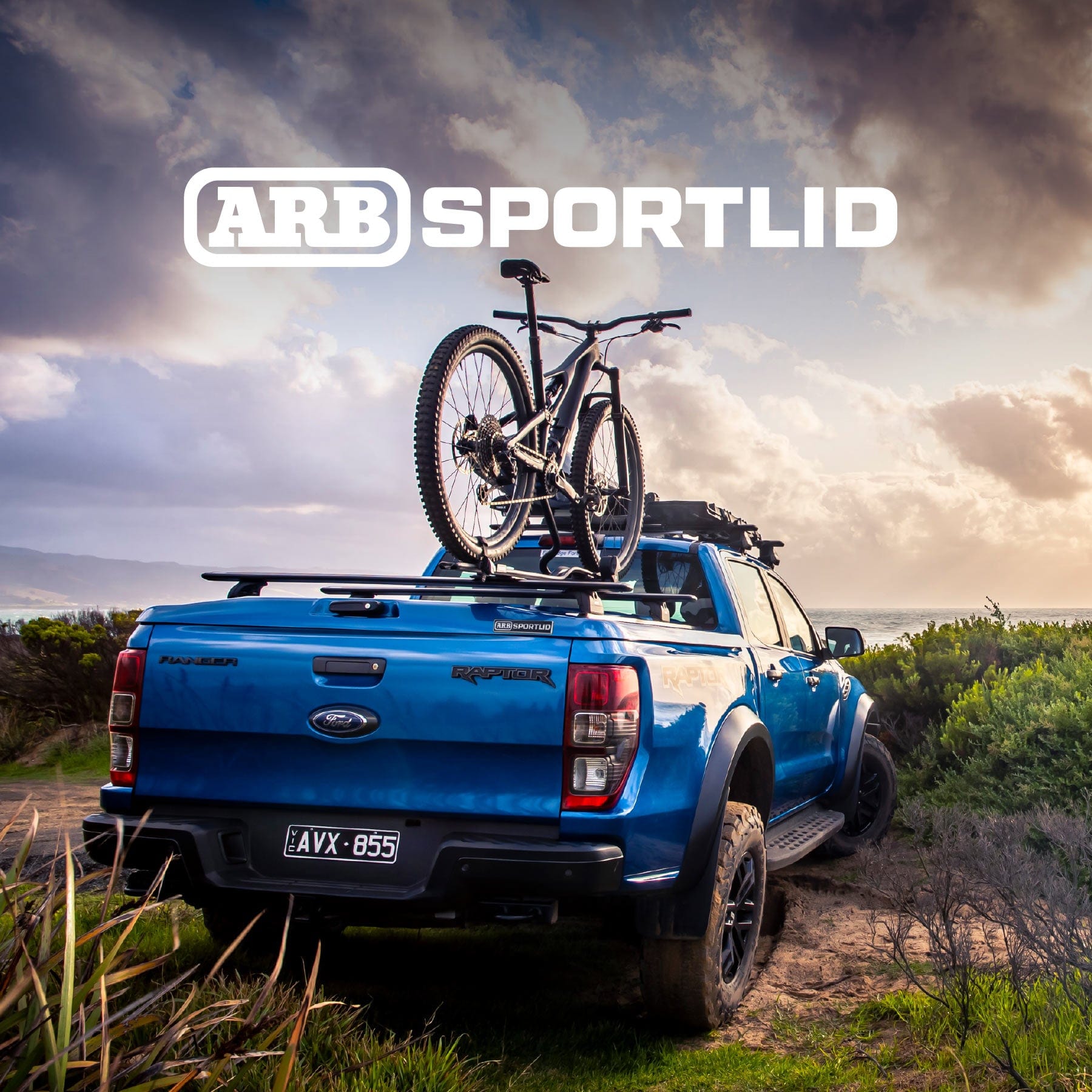 Sportlid V ARB + rail system - Ford Ranger 2012+ / Raptor 2018+