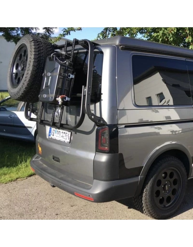 Volkswagen Transporter T5 tailgate carrying system - TERRANGER