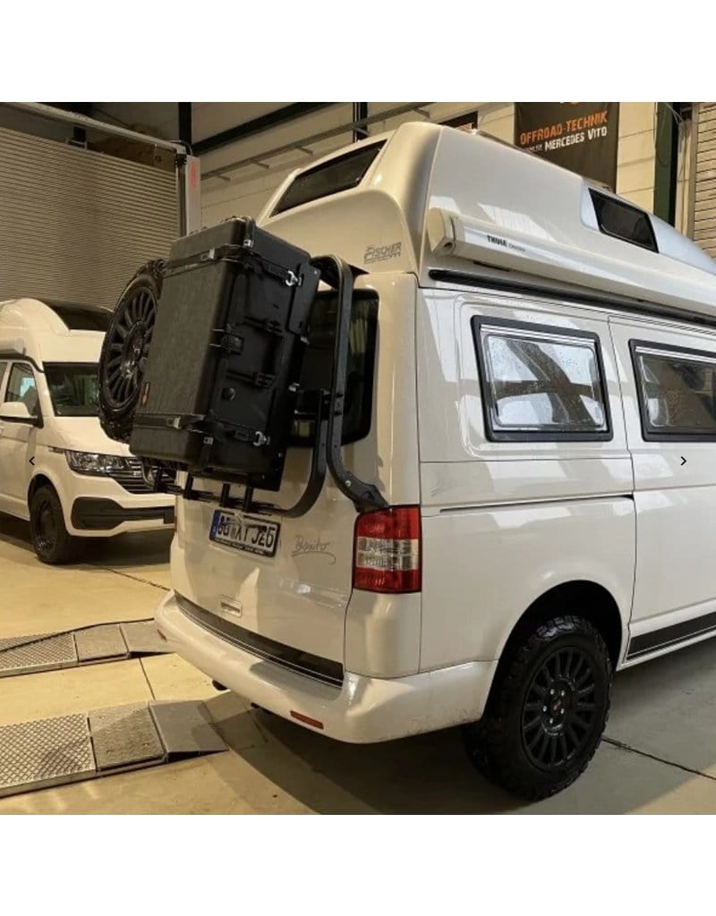 Volkswagen Transporter T5 tailgate carrying system - TERRANGER