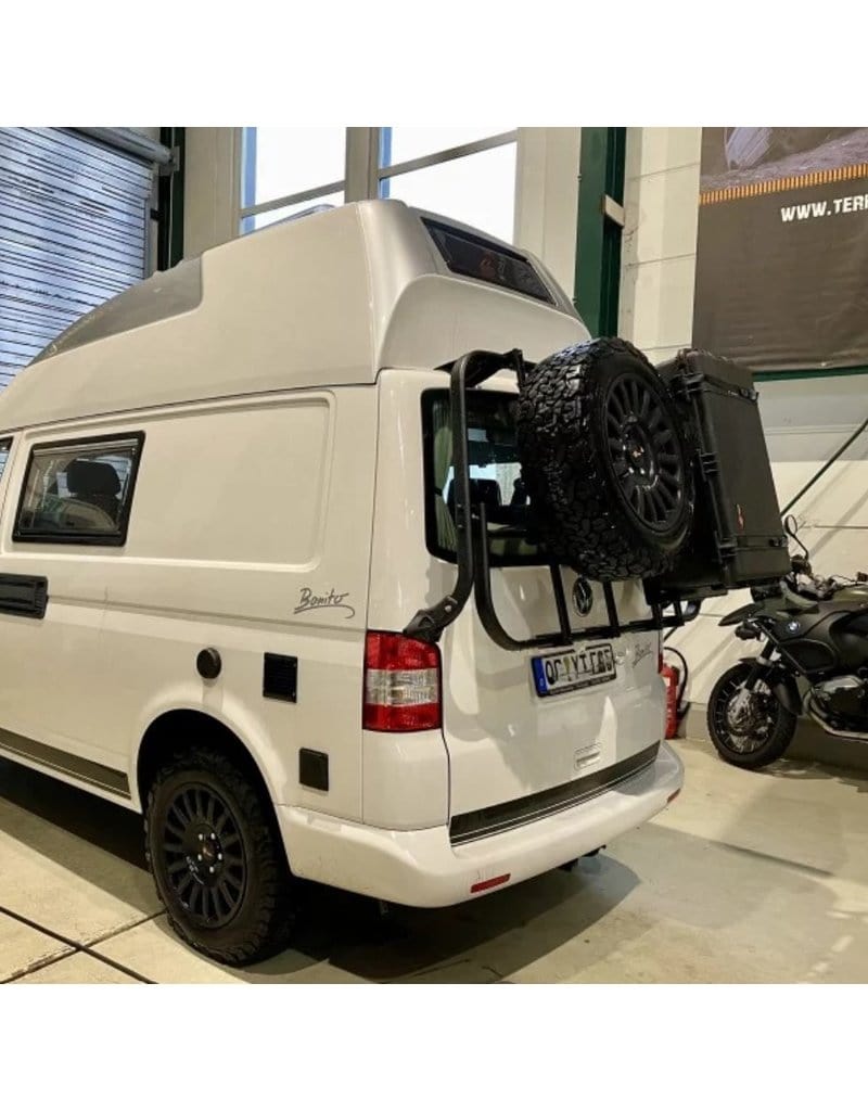 Volkswagen Transporter T5 tailgate carrying system - TERRANGER