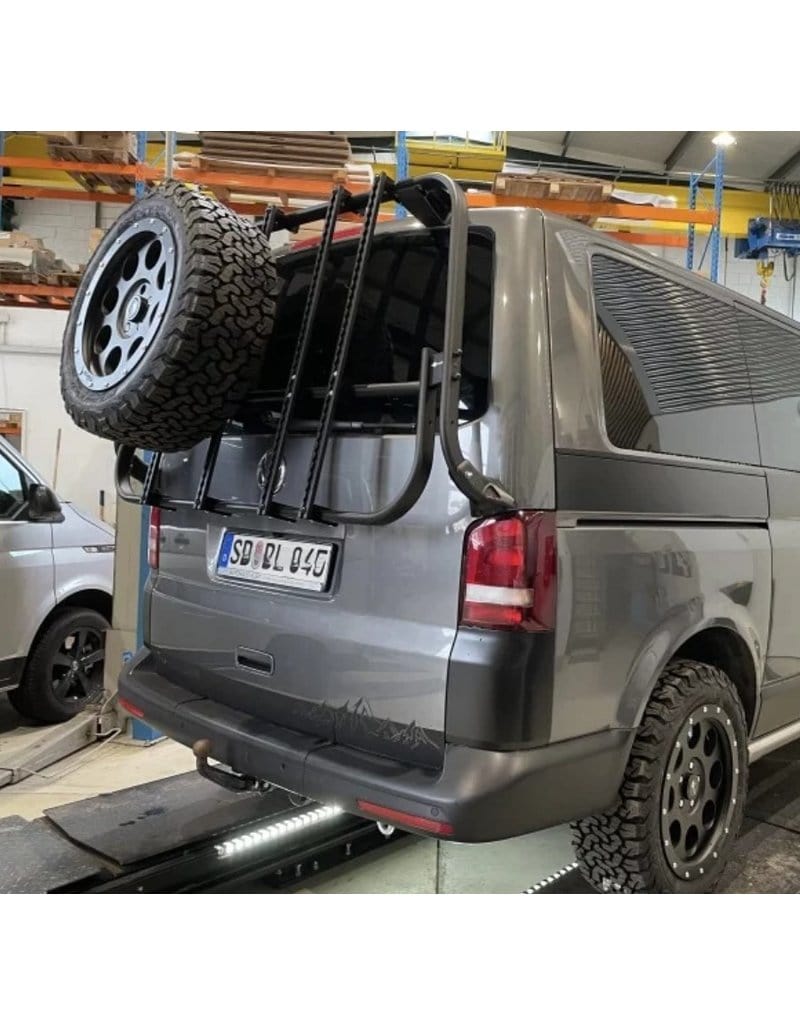 Volkswagen Transporter T5 tailgate carrying system - TERRANGER