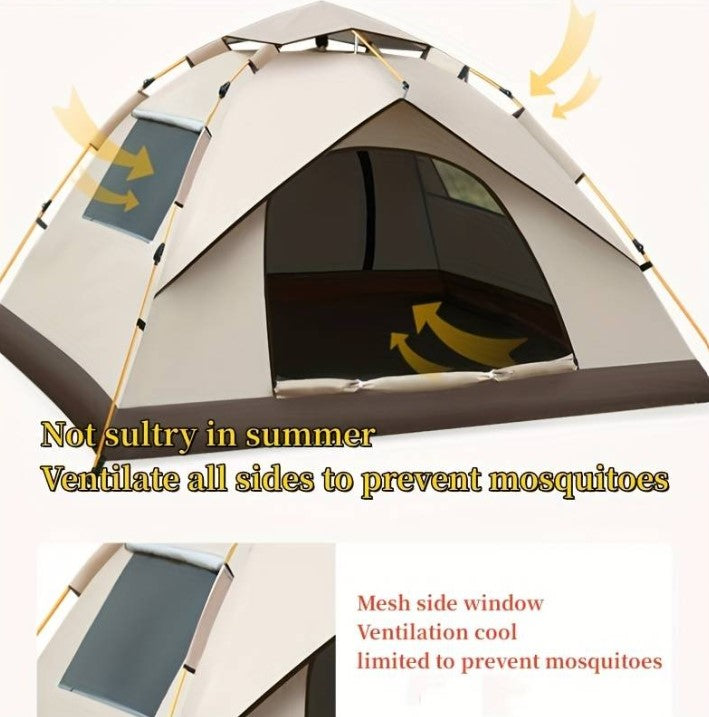 camping tent with ventilation explanation