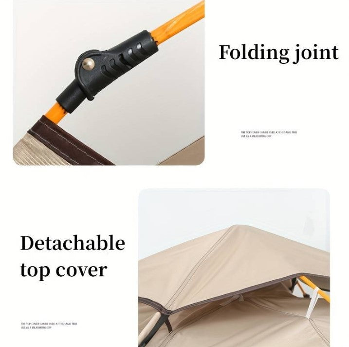 explanation of the detachable upper part of the tent